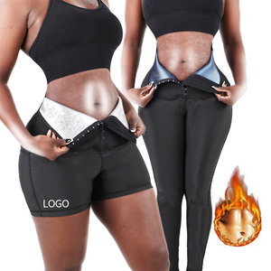 Pantalon <span class=keywords><strong>de</strong></span> survêtement <span class=keywords><strong>de</strong></span> sauna en néoprène avec logo personnalisé pour femmes, legging <span class=keywords><strong>de</strong></span> fitness avec contrôle du ventre, corset d'entraînement <span class=keywords><strong>de</strong></span> la taille, vêtements <span class=keywords><strong>de</strong></span> forme grande taille - Product Image 4