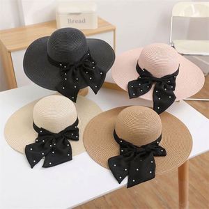 New Style Ladies Summer <b>Sunscreen</b> Outdoor Uv Protection Ladies Straw Summer Beach Hats for Women - Product Image 1