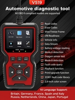 Herramienta de Diagnóstico Automotriz OBD2 de Nueva Generación, Lector de Códigos con Modos de Listez I/M 6 y 8