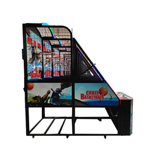 Customized street basketball <b>game</b> Adjustable difficulty basketball <b>arcade</b> Sports folding basketball <b>machine</b> Auto ball return - Product Image 3