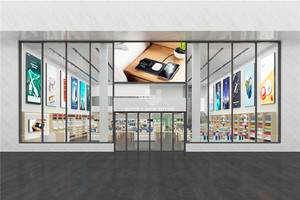 Đồ Gia Dụng Tùy Chỉnh Kệ Trưng Bày Bằng Gỗ Bán Lẻ Cho Cửa Hàng Thiết Kế Nội Thất Phụ Kiện Cửa Hàng Đồ Điện Tử - Product Image 2