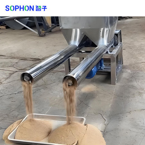 SOPHON bubuk kimia miring vertikal sistem konveyor sekrup transportasi butiran plastik kapasitas tinggi pengumpan Spiral <span class=keywords><strong>Hopper</strong></span> - Product Image 5