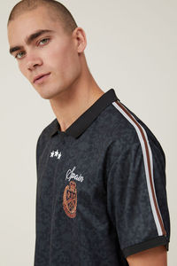 Camiseta de fútbol para hombre de moda con estampado de cuerpo completo Camiseta de solapa retro para hombre Camiseta deportiva Camiseta de fútbol - Product Image 4