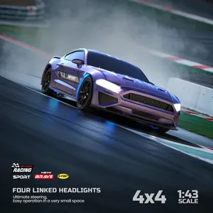1 43 quy mô RC xe trôi 4WD quy mô đầy đủ tốc độ cao đua xe đồ chơi cho trẻ em nhiều cạnh tranh ngoài trời đồ chơi xe hơi - Product Image 3