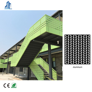 Panneau de bardage métallique perforé en aluminium, écran pare-soleil perforé pour la décoration murale extérieure des écoles et hôpitaux - Product Image 1