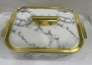 Plat de service isotherme carré 4L, design architectural, pour économiser de l'espace - Product Image 6