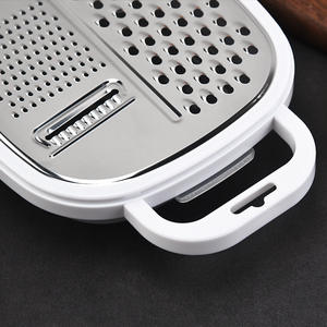 Ensemble d'ustensiles de cuisine en acier inoxydable écologique, râpe à fromage ergonomique, boîte à couvercle, coupe-légumes, outil à salade, pomme de terre, carotte, légumes - Product Image 3