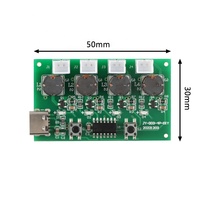 Type-C USB Mini Humidificateur Module 4 Canaux Brumisateur et Pilote Circuit Board Fogger Atomizer Oscillant Ultrasonique