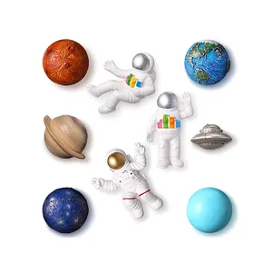 Epoxy Fridge Magnet Set Space Series Astronaut Globe Planet Customised Fridge Magnet