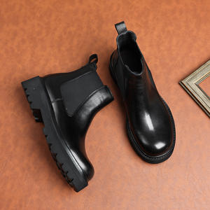 Chaussures Oxford pour hommes britanniques en cuir véritable imperméable, à bout fermé, faites à la main, pour mariage, formelles, décontractées, antidérapantes, avec boucles et sangles - Product Image 3