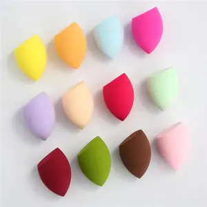 Makeup Sponge Set With Storage Box Cosmetic Puff Dry And Wet Mushroom Blender Waterdrop Powder Cushion Sponge Puff