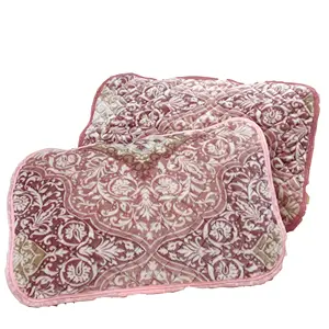 枕垫，绗缝枕套，定制尺寸，天鹅绒水晶天鹅绒