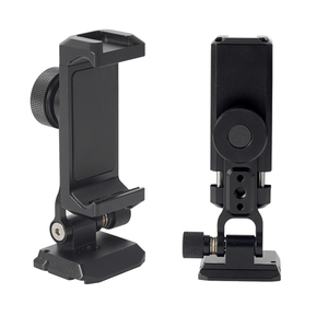 Soporte Giratorio 360 Grados para Teléfono con Clip para Selfies en Vivo, Adaptador de Montaje para Celular con Base QR Acra para Escritorio y Vlogging - Product Image 2