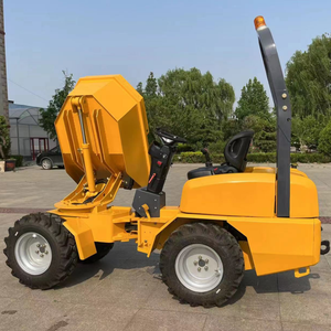 Mini-dumper autochargeur de chantier de 1,5 tonne, 4x4, diesel, hydraulique, avec benne rotative à 180 degrés - Product Image 4