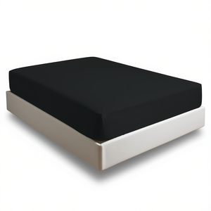 Sábana Ajustable 100% Algodón Negra Alemánica Individual 100x200 Cm - Product Image 3