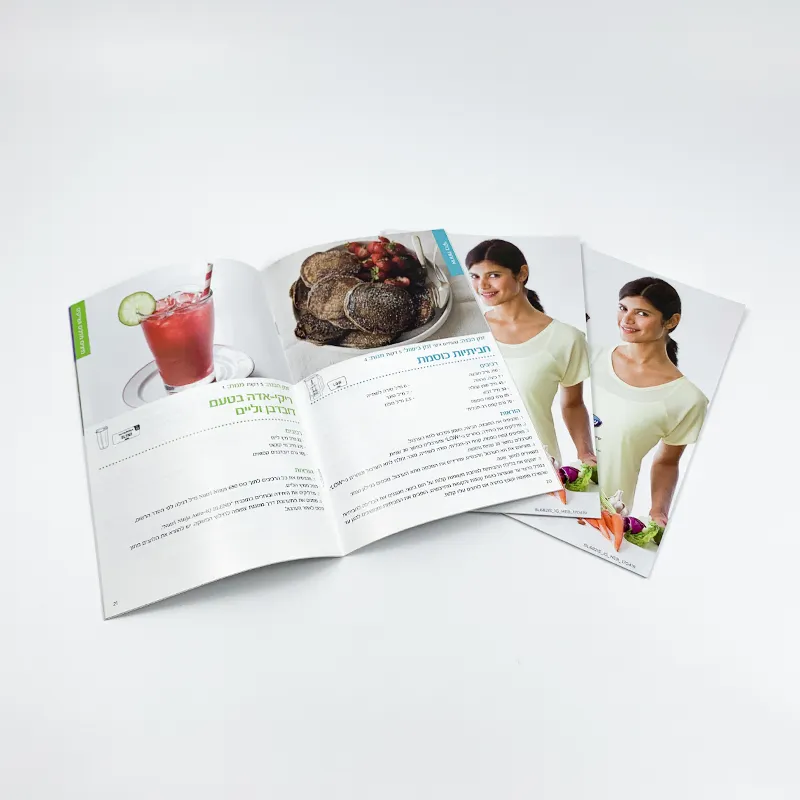 Op Maat Gemaakte Softcover Boek Catalogus Bedrijf Brochure Print Full Color Boekje Afdrukken Leverancier