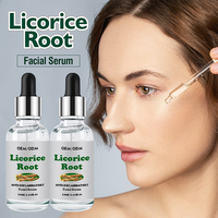 Sérum Visage Hydratant et Lissant à la Niacinamide, Racine de Réglisse et Alpha Arbutine, Marque Blanche