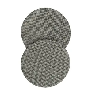 Factory Custom Stainless Steel Filter Mesh Dutch Plain Weave Sintered Square Woven Wire Mesh Filter Disc