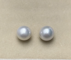 Perlas sueltas redondas teñidas en oro cultivadas en agua dulce de 8mm de alta calidad, perlas sueltas naturales de buen brillo para promoción - Product Image 4