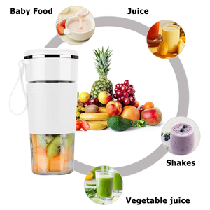 Mixeur portable domestique le plus vendu, avec bouteille en plastique de qualité alimentaire, pour fruits et légumes - Product Image 4