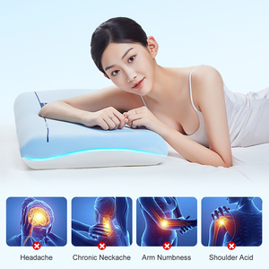 <span class=keywords><strong>Oreiller</strong></span> ergonomique en mousse à mémoire de forme de haute qualité pour le voyage et le sommeil - Product Image 4