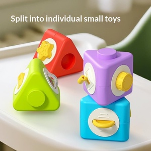 Juguete Educativo Montessori <span class=keywords><strong>de</strong></span> Plástico <span class=keywords><strong>para</strong></span> <span class=keywords><strong>Bebés</strong></span> <span class=keywords><strong>de</strong></span> 0 a 6 <span class=keywords><strong>Meses</strong></span> y <span class=keywords><strong>de</strong></span> 0 a 3 Años, Apilable, <span class=keywords><strong>de</strong></span> Causa y Efecto - Product Image 2