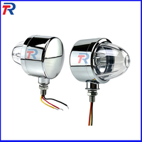 Lumière LED universelle 12V/24V pour sous-châssis de camion, étanche IP65, coque chromée, lentille transparente, lumière d'avertissement pour semi-remorque, camping-car, rénovation