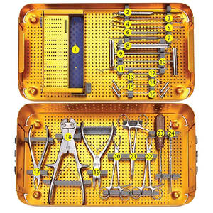 Juego de Instrumentos Quirúrgicos Ortopédicos de Alta Calidad, Acero Inoxidable, Personalizado, Certificado, Profesional, Manual, Resistente a Altas Temperaturas - Product Image 1