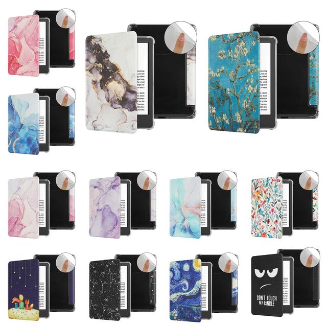 Support Customize Design logo Smart Magnetic Ebook Readers for Kindle Paperwhite 12th Gen 7 Inch case Cover with Handle Strap