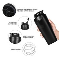 Termo Deportivo de Acero Inoxidable 304, para Batidos, con Logotipo, para Actividades al Aire Libre y Fitness