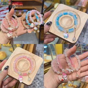 Nuevo Brazalete de Aleación con Cristales de Imitación, Estilo Hada, para Niñas, Estudiantes, Versión Coreana, Simple, Pequeño, Ideal para Regalo - Product Image 4