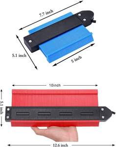 2Pcs ताला समोच्च गेज <span class=keywords><strong>2</strong></span> पैक चौड़ा <span class=keywords><strong>5</strong></span> इंच और 10 इंच समोच्च दोहराव गेज प्रोफ़ाइल गेज के साथ ताला - Product Image 3