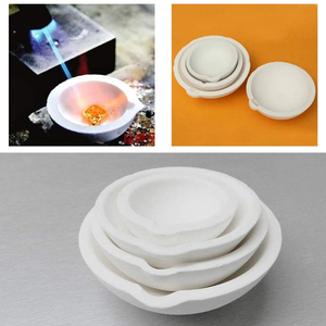 Silica Crucible Different Types Of Fused Quartz Silica Ceramic Crucible Boat/ceramic Silica Crucible Casting Dish