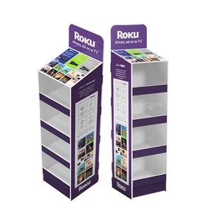 Foldable Eco-Friendly Supermarket Floor Display <b>Stands</b> Corrugated Paper for POP for Beverage Wine Retail Soft <b>Drinks</b> Cardboard - Product Image 6