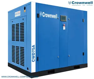 315kw 400HP Oil-Injected Variable Speed VSD Permanent Magnet Compressor 50Hz 60Hz 7 8 10 13 Barg made by Crownwell