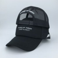 Gorra de camionero de alta calidad, sombrero de espuma de malla, logotipo bordado personalizado, fabricantes