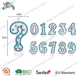 Bán buôn sang trọng số sinh nhật nến mô hình khác nhau cho trang trí nội thất bên phục sinh ramadan Diwali cho quán bar - Product Image 5