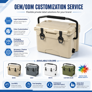 Nevera Portátil Rígida Aislada de 12QT para Fiestas y Eventos, con Logotipo Personalizado, Venta al por Mayor, OEM ODM - Product Image 5