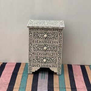 Premium Quality Bone Inlay <b>Storage</b> <b>Drawer</b> Console Elegant Handmade Wooden Furniture for Living Spaces At Factory Direct Price - Product Image 5