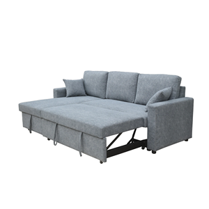 Divano Letto Moderno <span class=keywords><strong>a</strong></span> L per Famiglie Convertibile con Vano Contenitore Divano Pieghevole Multifunzione - Product Image 6