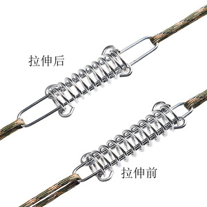 คลิปหนีบเชือกเต็นท์กลางแจ้งอื่นๆ ทำจากสแตนเลส แข็งแรงสูง สำหรับเต็นท์และหลังคา - Product Image 4