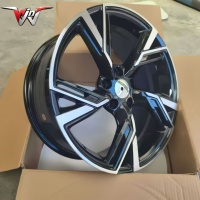 Rines Forjados de 17-18 Pulgadas para Autos de Pasajeros, Rines JDM de 5 Radios, 5X100 5X114.3, Rines de Aleación para AUDI A4 A5 A6 RS4 RS6 Q3 Q5 Q7