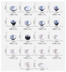 Platos pequeños de bebida realista en miniatura 3D, taza de té, cuenco para bebidas, plato de cena, bandeja para servir, tamaño Mini, comida y bebidas, restaurante - Product Image 3