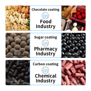 Machine de revêtement de chocolat de noix d'arachide de laboratoire de haute qualité de BYC-300 à vendre l'enrobage - Product Image 4