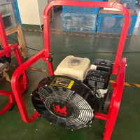 Kipas Aksial Ventilasi Blower Tekanan Positif Casing Plastik Peniup Asap