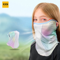 KKN Écharpe magique personnalisable pour enfants, protection solaire, anti-poussière, en maille, en spandex/polyester, fine, pour l'extérieur, l'alpinisme, le vélo, la randonnée