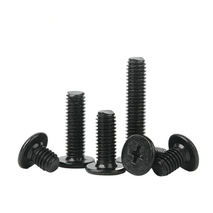 M1.2 M1.4 M1.6 M2 M2.5 M3 M4 M5 CM 블랙 카본 스틸/니켈 도금 필립스 나사 크로스 초박형 플랫 웨이퍼 헤드 볼트 금속 - Product Image 2