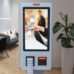 Bornes de paiement <span class=keywords><strong>à</strong></span> écran tactile sur pied pour intérieur, SDK 21/24/27/32/43 pouces, terminal de commande automatique, machine de point de vente en libre-service - Product Image 1