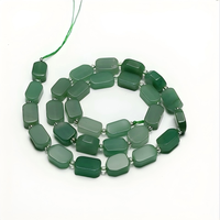 Perles en vrac d'aventurine verte naturelle en gros pour la fabrication de bijoux, brins de perles de pierre de plusieurs tailles pour bracelets et colliers