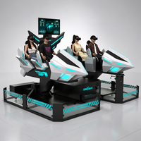Simulateur de vol VR pour 4 joueurs, machine d'arcade multijoueur, équipement de divertissement VR pour centre commercial